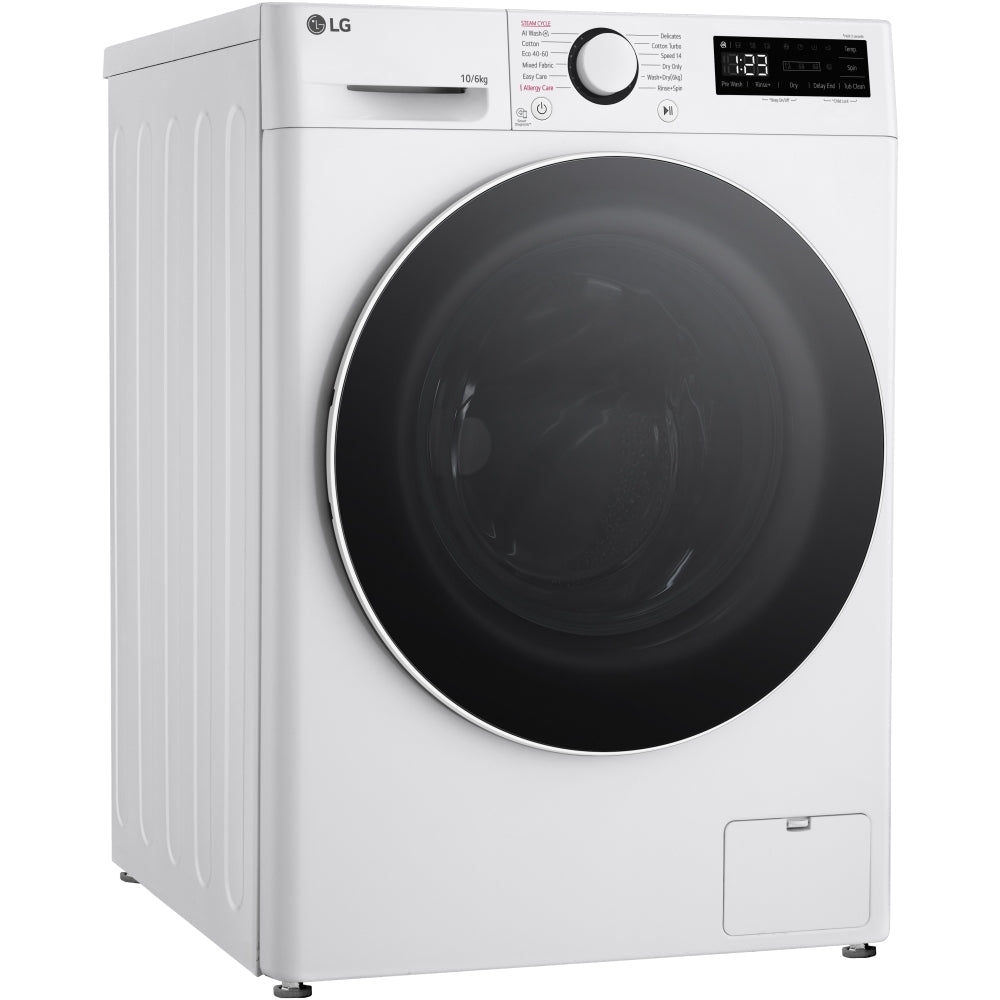 LG FWY606WWLN1 Washer Dryer 10kg/6kg 1400rpm White — image 9