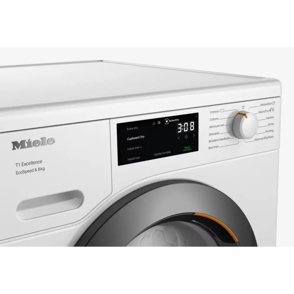 Miele TEC645WP EcoSpeed Tumble Dryer 8kg Lotus White — image 3