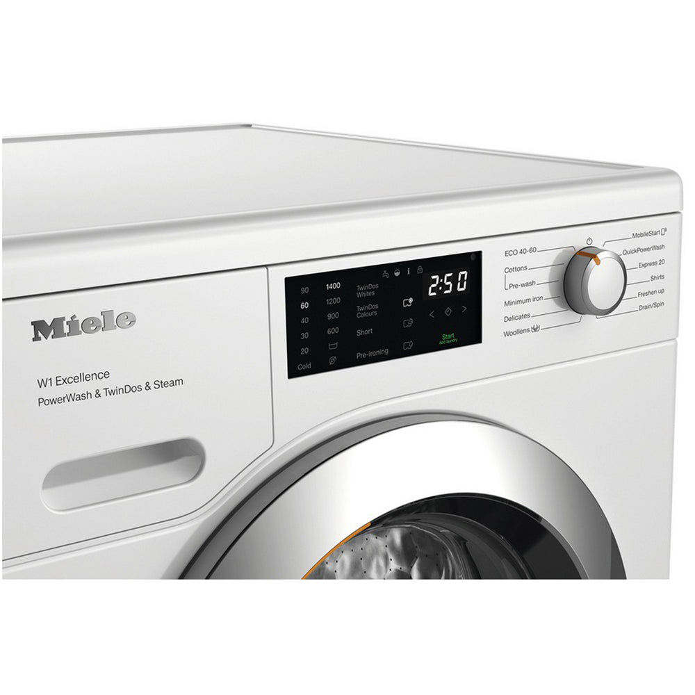 Miele WEG885 WCS Washing Machine 9kg Lotus White — image 4