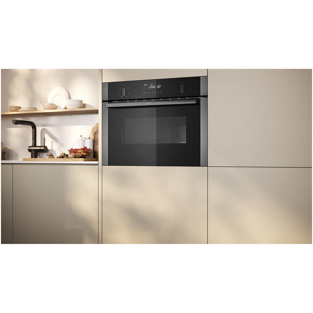 Neff N50 C1AMG84G1B Built-in Microwave Oven 44L Graphite Grey