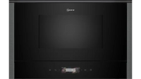 Neff N70 NR4WR21G1B Built-In Microwave Oven 21L 900W Graphite Grey thumbnail 1