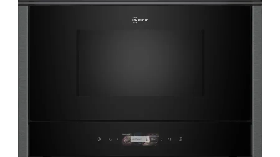 Neff N70 NR4WR21G1B Built-In Microwave Oven 21L 900W Graphite Grey