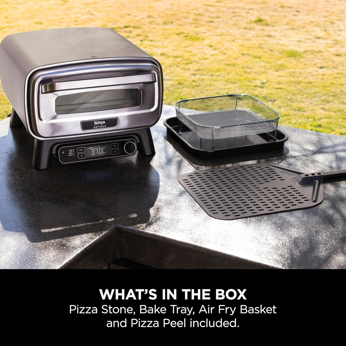 Ninja Artisan MO201UK Electric Outdoor Pizza Oven and Air Fryer Grey — image 8