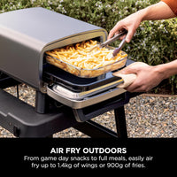 Ninja Artisan MO201UK Electric Outdoor Pizza Oven and Air Fryer Grey thumbnail 7