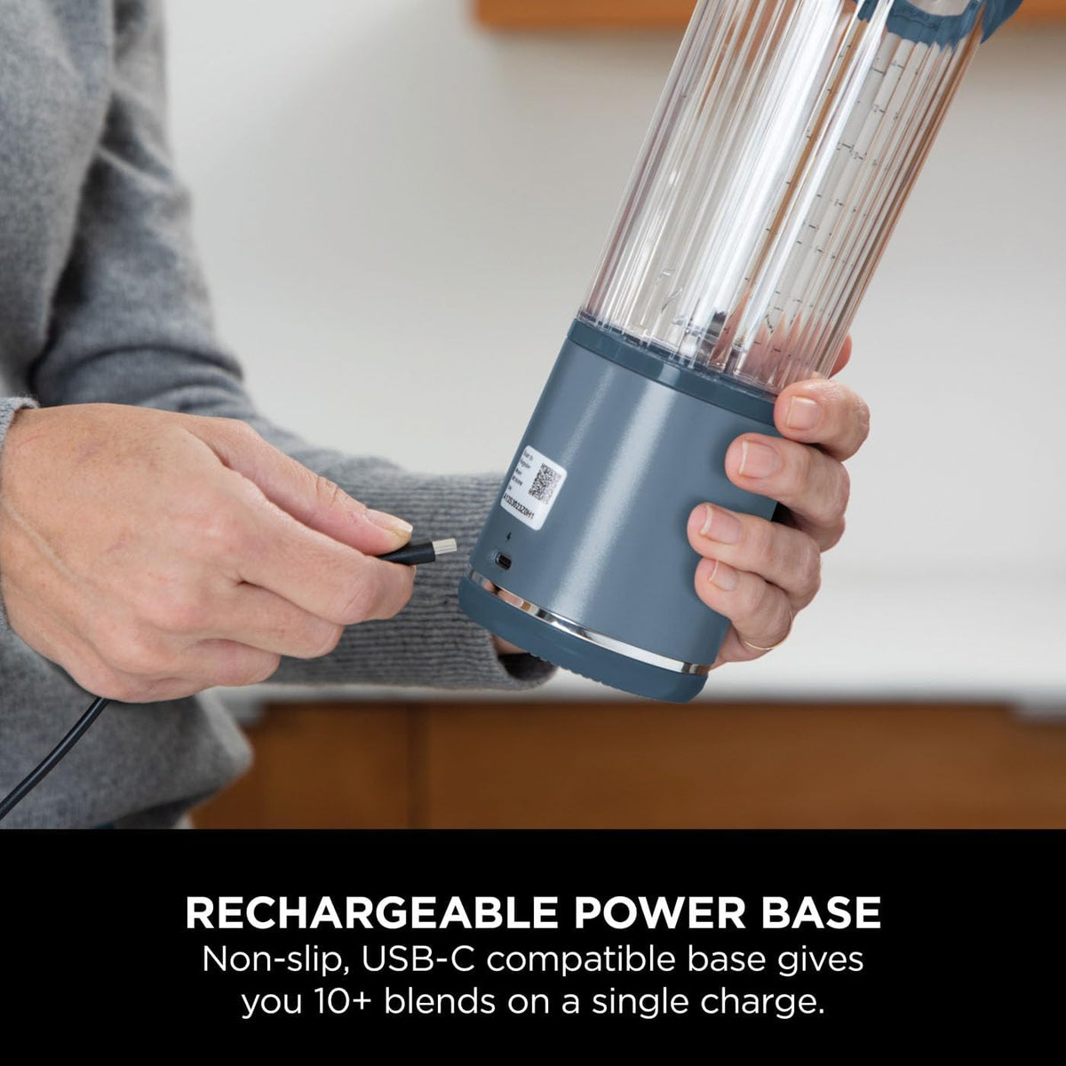 Ninja BC151UKNV Blast Cordless Portable Blender 530ml Denim Blue — image 8