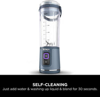 Ninja BC151UKNV Blast Cordless Portable Blender 530ml Denim Blue thumbnail 9