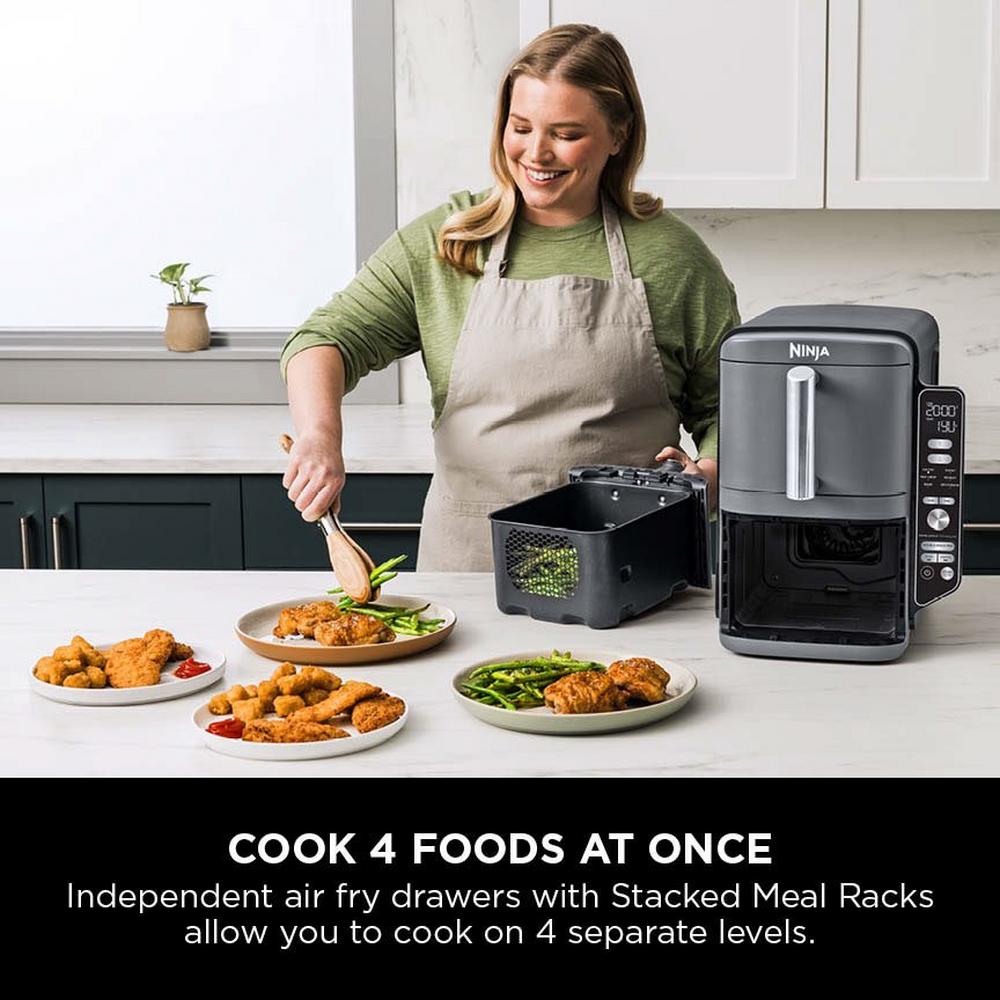Ninja SL400UK Double Stack XL 2-Drawer Air Fryer 9.5L Grey — image 6