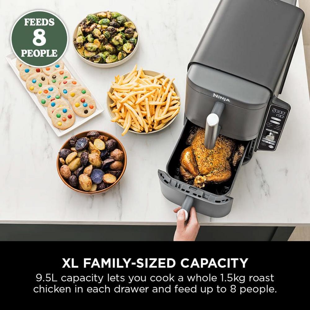 Ninja SL400UK Double Stack XL 2-Drawer Air Fryer 9.5L Grey — image 7