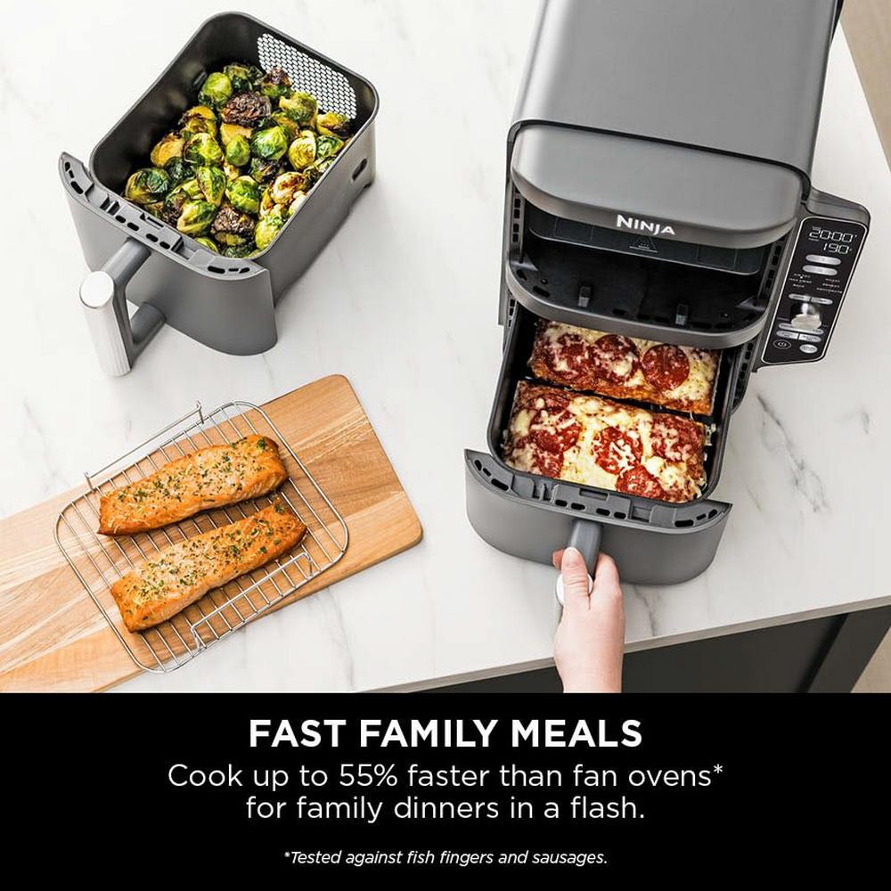 Ninja SL400UK Double Stack XL 2-Drawer Air Fryer 9.5L Grey — image 12