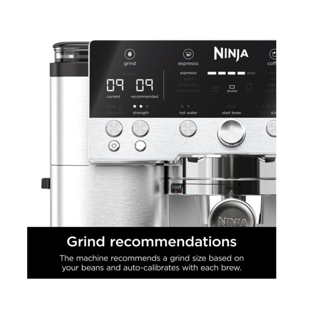 Ninja ES601UK Luxe Cafe Premier Espresso Machine Silver — image 3