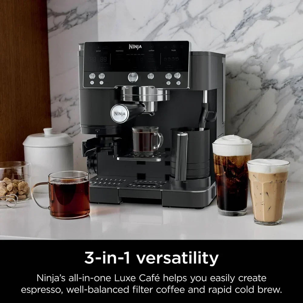 Ninja Luxe Cafe Premier ES601UKBK Espresso Coffee Machine 2L 14 Bar Black — image 7