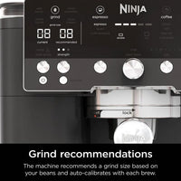 Ninja Luxe Cafe Premier ES601UKBK Espresso Coffee Machine 2L 14 Bar Black thumbnail 5