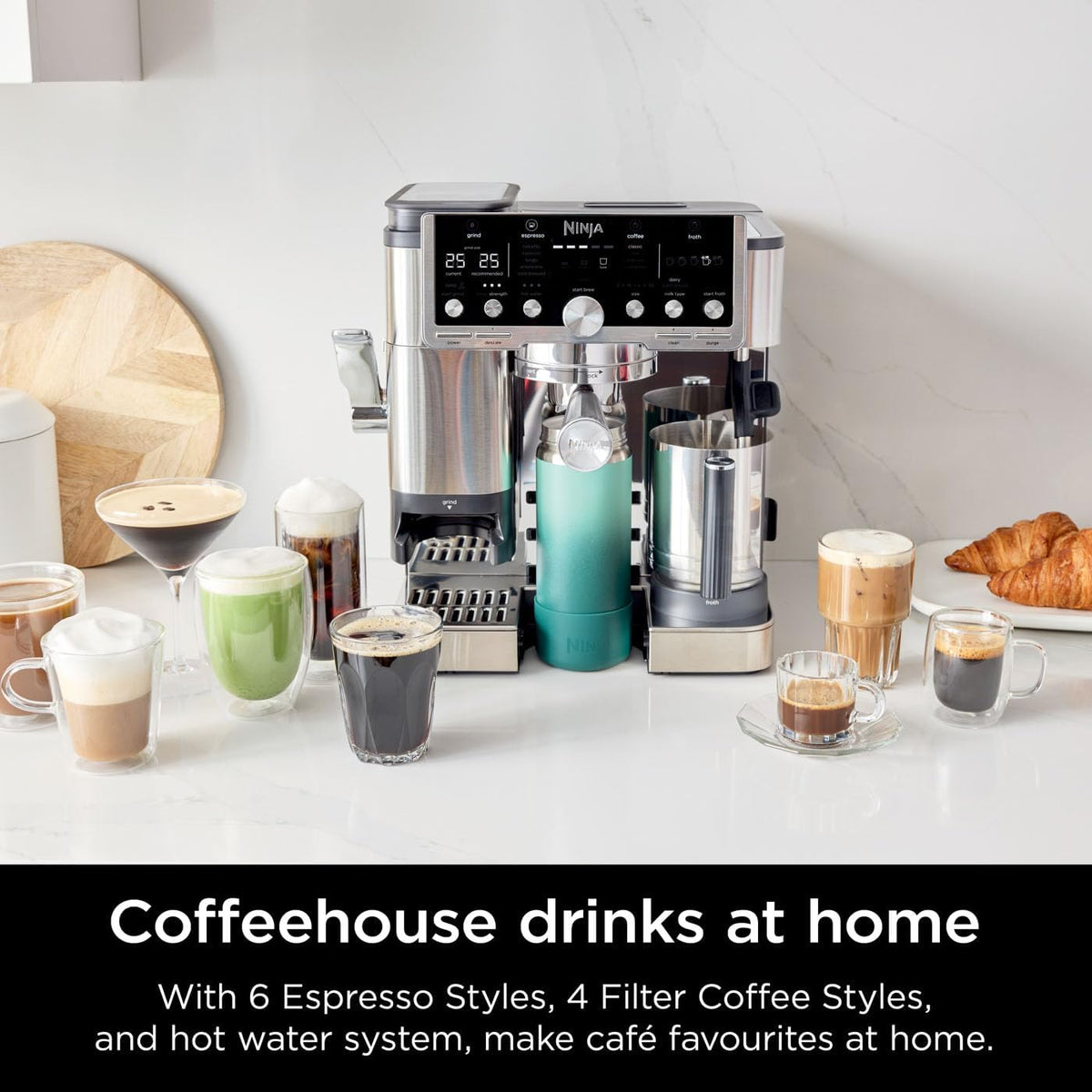 Ninja ES701UK Luxe Cafe Pro Series Espresso Coffee Machine 1650W Black — image 5