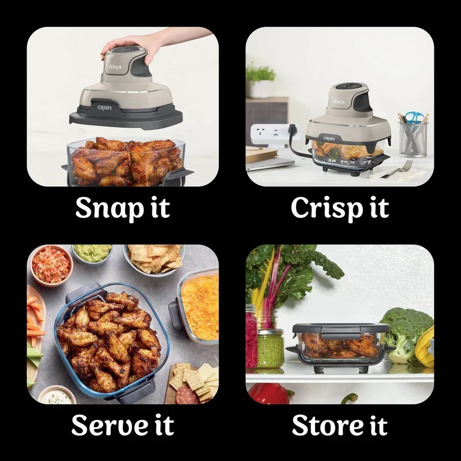 Ninja CRISPi FN101UKST 4-in-1 Glass Air Fryer 1700W Stone — image 11