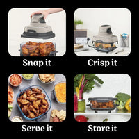 Ninja CRISPi FN101UKST 4-in-1 Glass Air Fryer 1700W Stone thumbnail 11