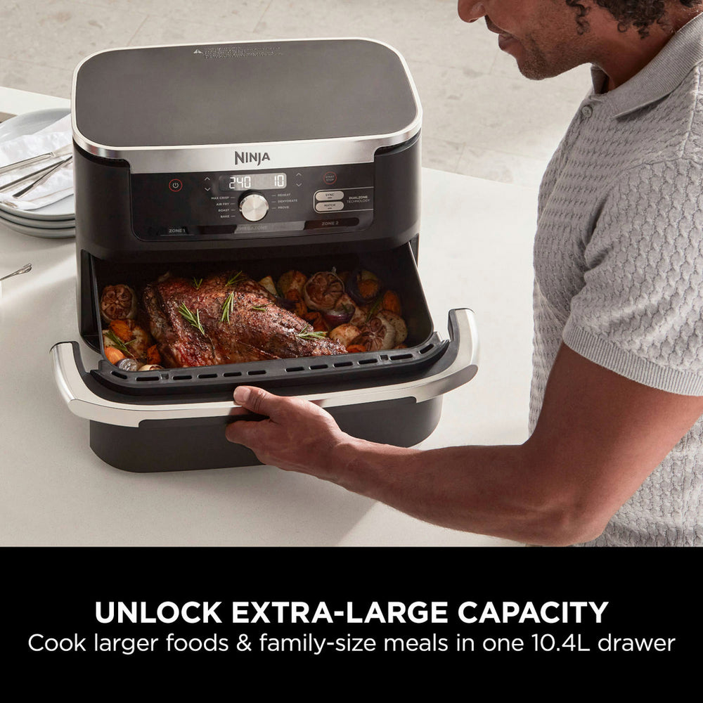 Ninja Foodi FlexDrawer AF500UK Air Fryer 10.4L Black
