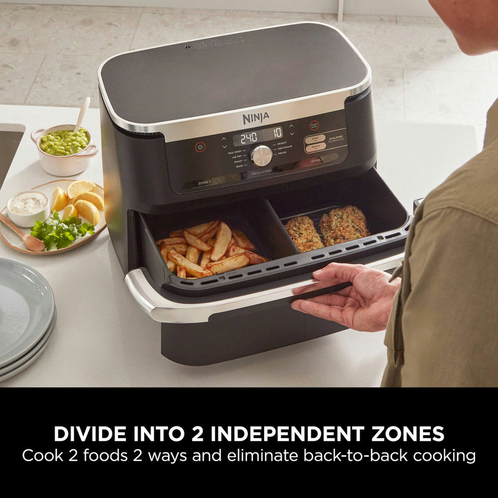 Ninja Foodi FlexDrawer AF500UK Air Fryer 10.4L Black