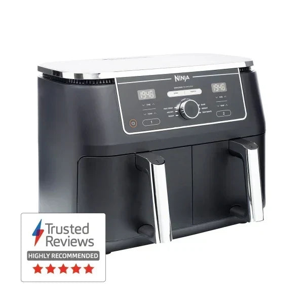 Ninja Foodi MAX Dual Zone Air Fryer AF400UK 2700W 9.5L Black