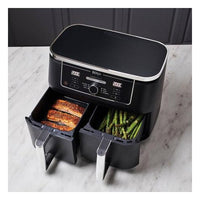 Ninja Foodi MAX Dual Zone Air Fryer AF400UK 2700W 9.5L Black thumbnail 3
