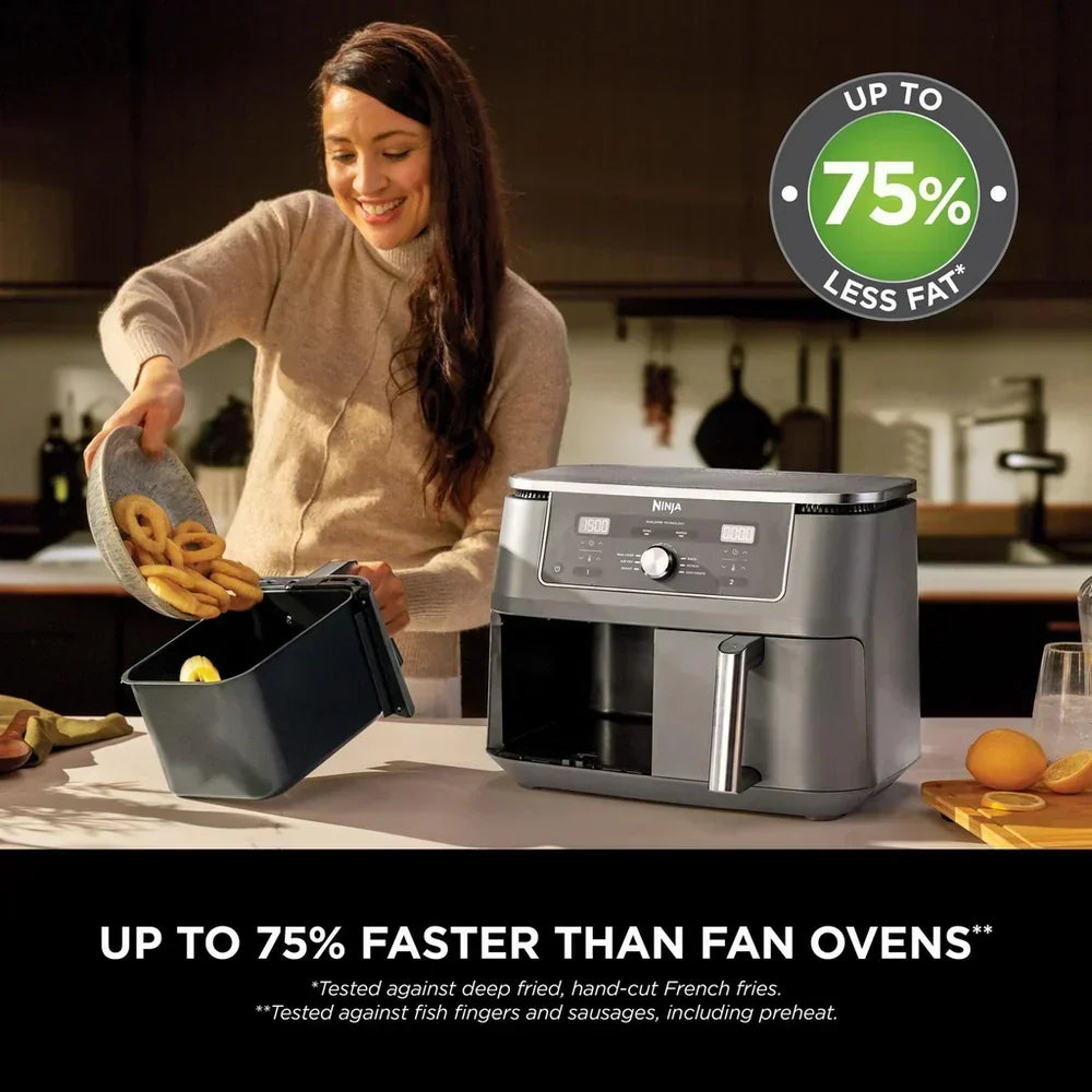 Ninja DZ400UK MAX Dual Zone Air Fryer 9.5L Gunmetal Grey — image 4