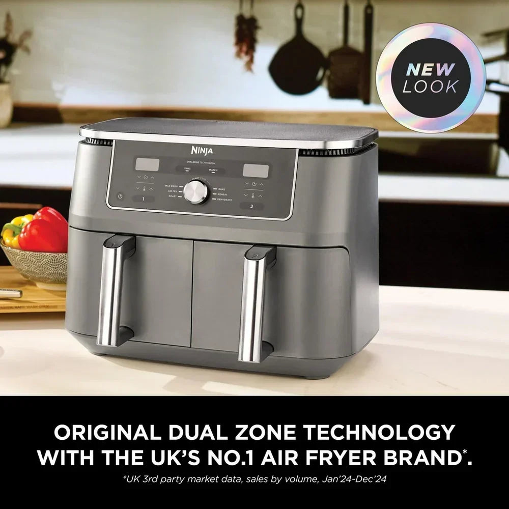 Ninja DZ400UK MAX Dual Zone Air Fryer 9.5L Gunmetal Grey — image 2
