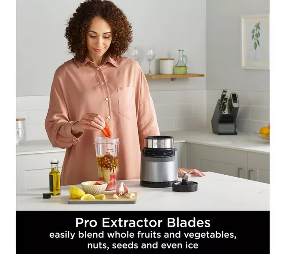 Ninja BN500UK Compact Blender 700ml 1000W Dark Grey