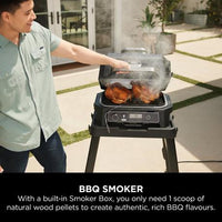Ninja OG850UK Woodfire Pro XL Electric BBQ Grill & Smoker Black thumbnail 5