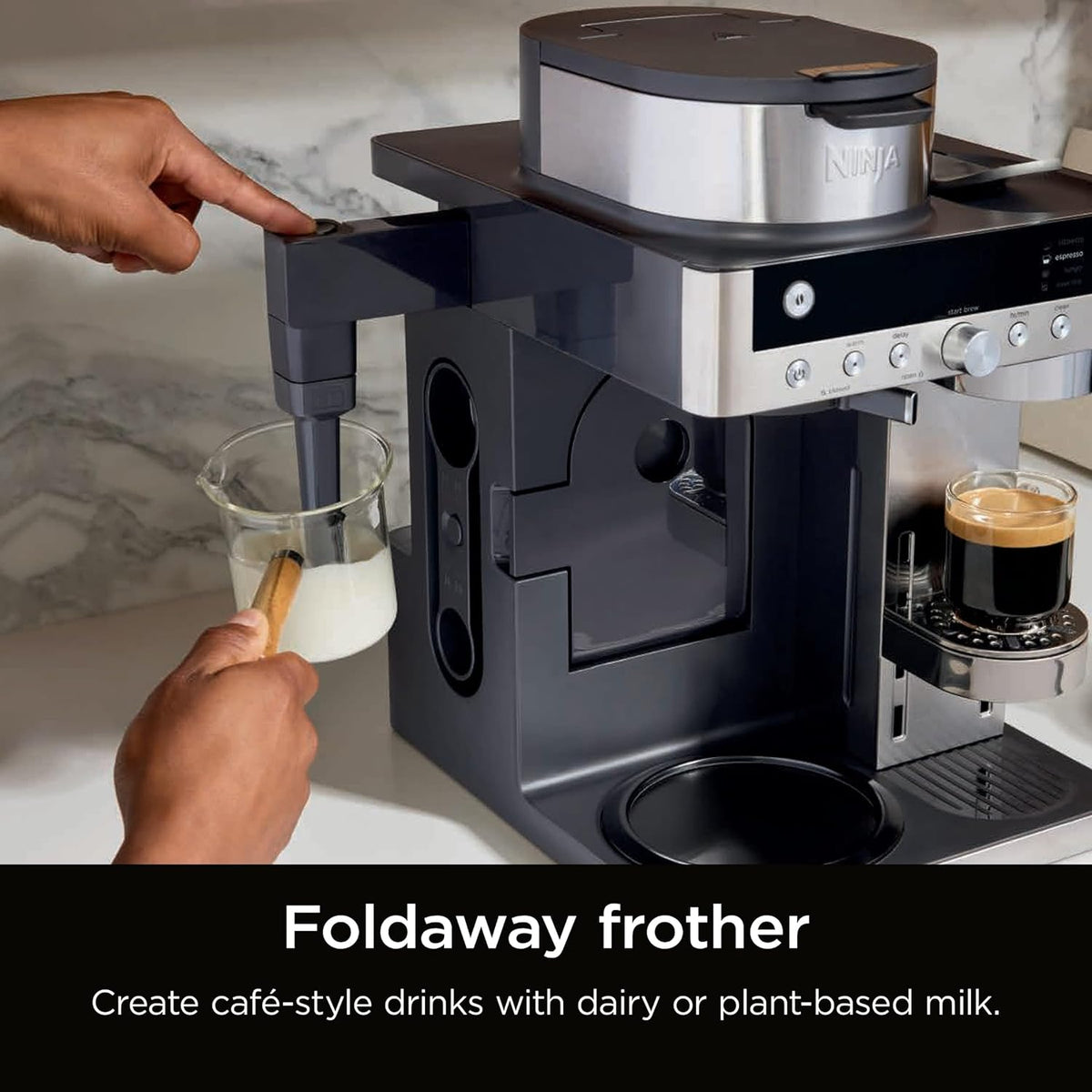 Ninja CFN802UK Prestige Dualbrew Coffee Machine 1.8L Black