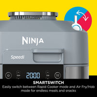 Ninja Speedi ON400UK Rapid Cooker & Air Fryer 5.7L Grey thumbnail 8