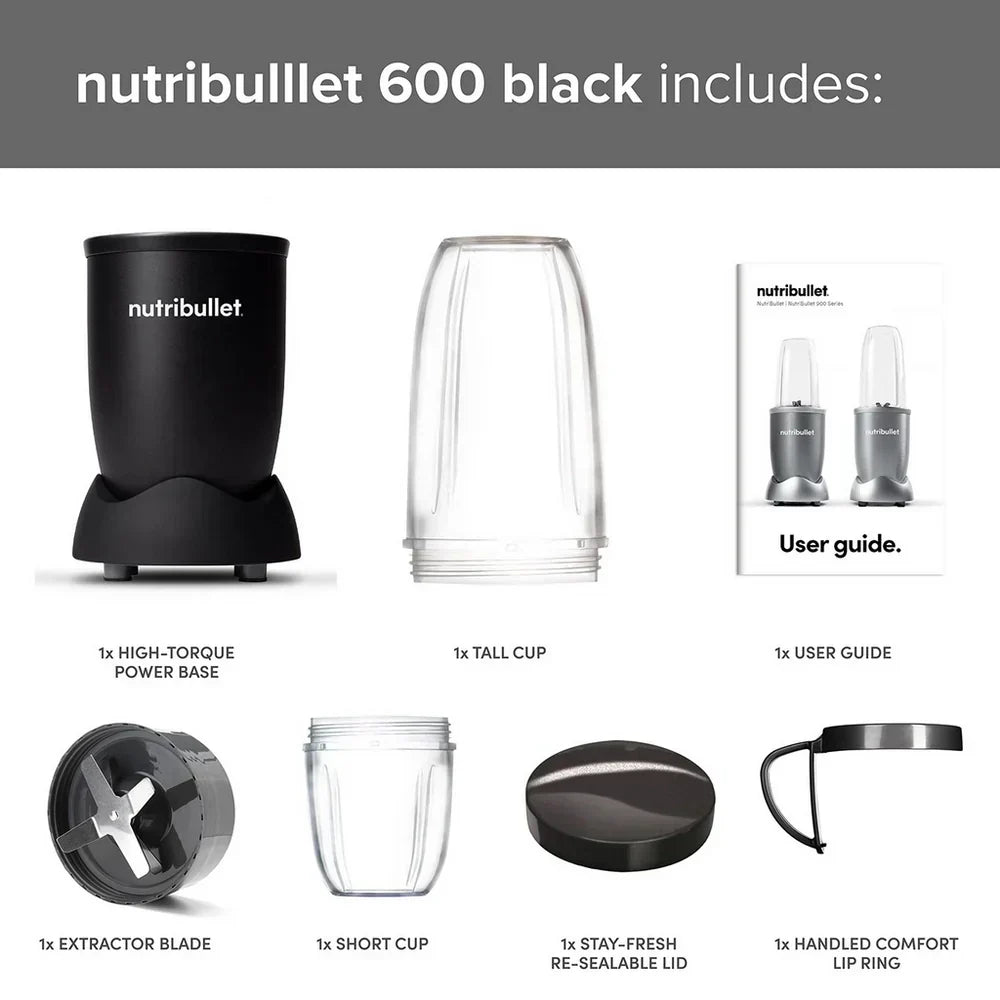 Nutribullet 02548 600 Series Blender 600W Black — image 6