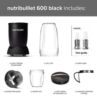 Nutribullet 02548 600 Series Blender 600W Black thumbnail 6