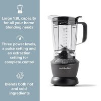 Nutribullet 02147 Blender Combo 1200W 1.8L Dark Grey thumbnail 2