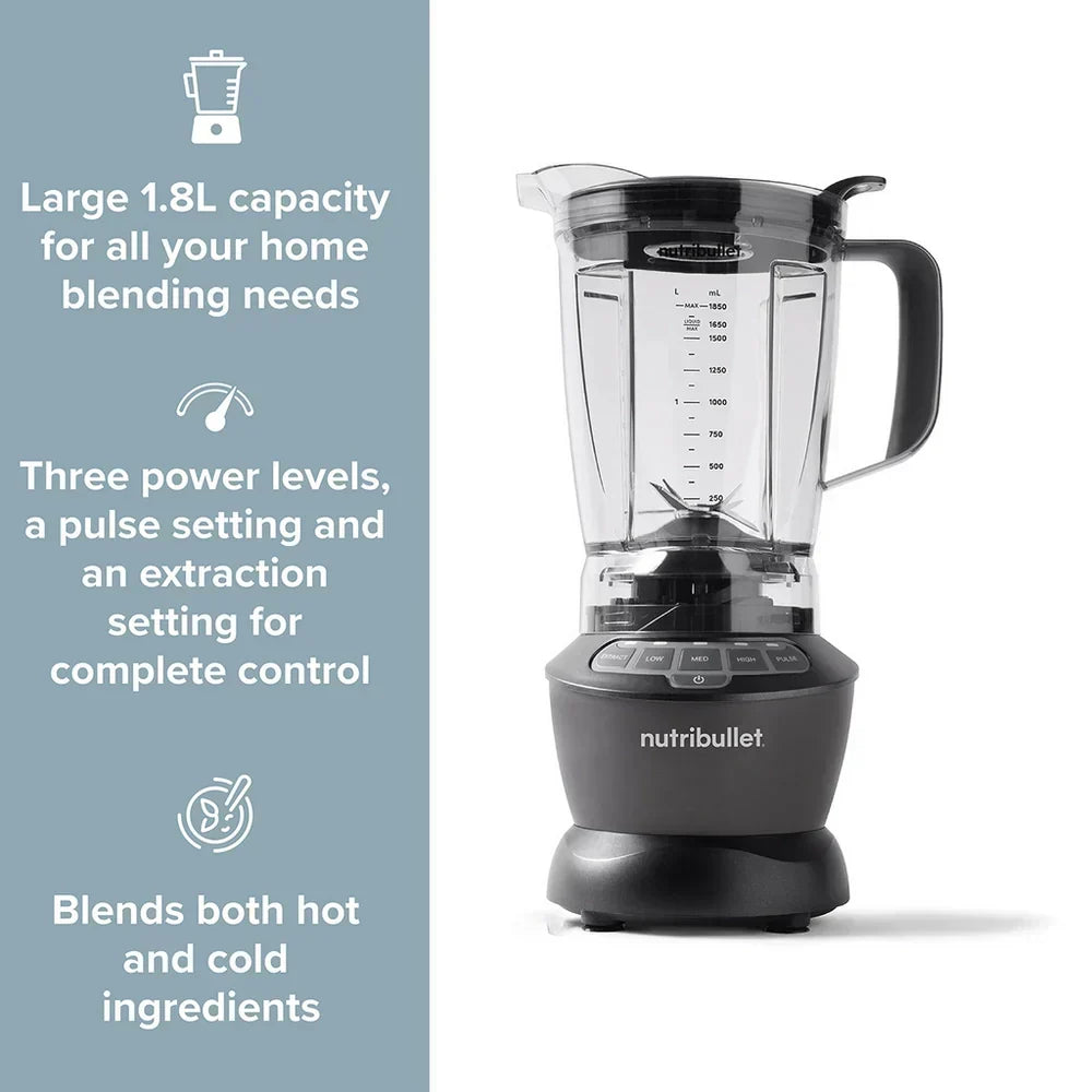 Nutribullet 02147 Blender Combo 1200W 1.8L Dark Grey