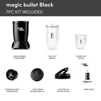 Nutribullet 02227 Magic Bullet Starter Kit Blender 0.7L 250W Black thumbnail 3