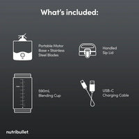 Nutribullet 2777 McLaren F1 Edition Portable Blender 590ml 100W Grey thumbnail 9