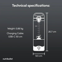 Nutribullet 2778 McLaren F1 Team Edition Portable Blender 100W Papaya thumbnail 8