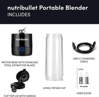 Nutribullet 02306 Portable Blender 100W Black thumbnail 2