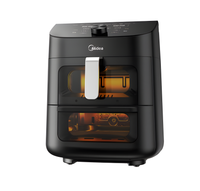 Midea MAF112B0BPKW Dual Zone Air Fryer 11L 1900W Black thumbnail 1