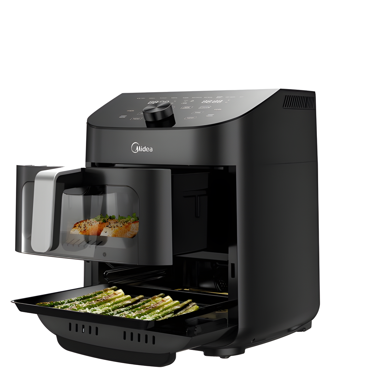 Midea MAF112B0BPKW Dual Zone Air Fryer 11L 1900W Black — image 3