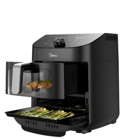 Midea MAF112B0BPKW Dual Zone Air Fryer 11L 1900W Black thumbnail 3