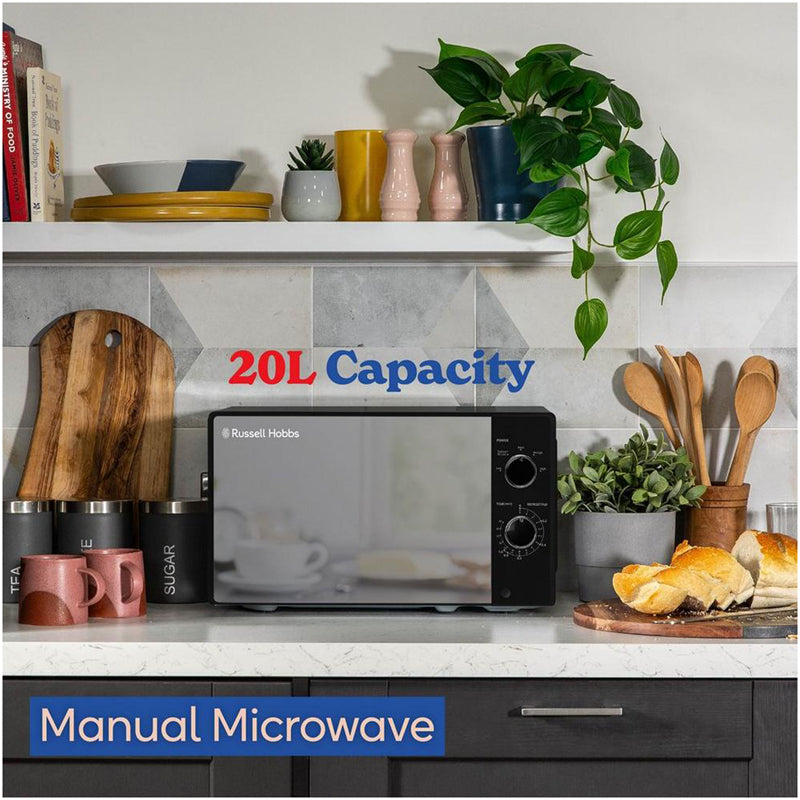 Russell Hobbs RHM2047B Solo Microwave 23L 800W Silver — image 5