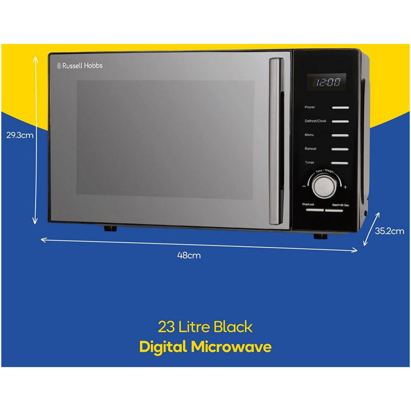 Russell Hobbs RHM2348B Solo Microwave 23L Black — image 4