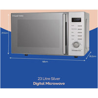 Russell Hobbs RHM2348S Solo Microwave Oven 23L 900W Silver thumbnail 5