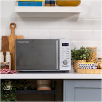 Russell Hobbs RHM2348S Solo Microwave Oven 23L 900W Silver thumbnail 6
