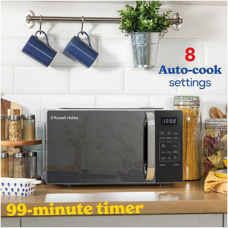 Russell Hobbs RHMT2045S Digital Microwave 800W 20L Silver — image 7