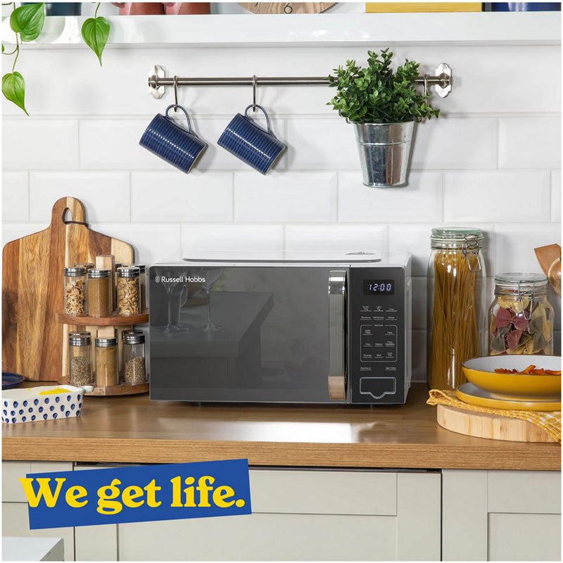 Russell Hobbs RHMT2045S Digital Microwave 800W 20L Silver — image 8