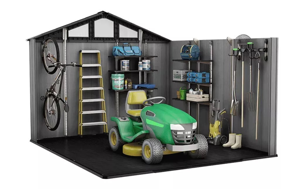 Keter Stronghold 10x11.5 Shed - Grey - View 2