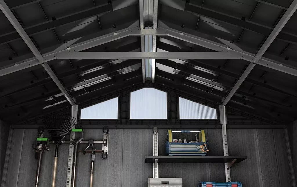Keter Stronghold 10x11.5 Shed - Grey - View 5