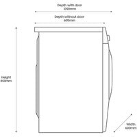 Samsung WW11DB8B95GHU1 Series 8 Washing Machine 11kg 1400rpm White thumbnail 8