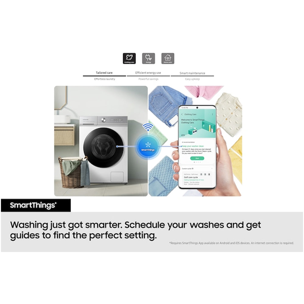 Samsung WW11DB8B95GHU1 Series 8 Washing Machine 11kg 1400rpm White — image 10